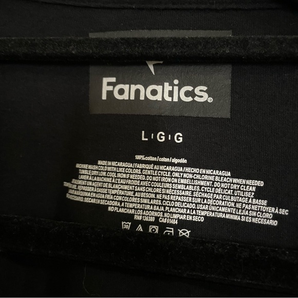 Fanatics SF San Francisco Giants Black and Orange Graphic T-Shirt - Picture 3 of 4